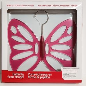 2/$20 BNIB Pink Butterfly Scarf Hanger